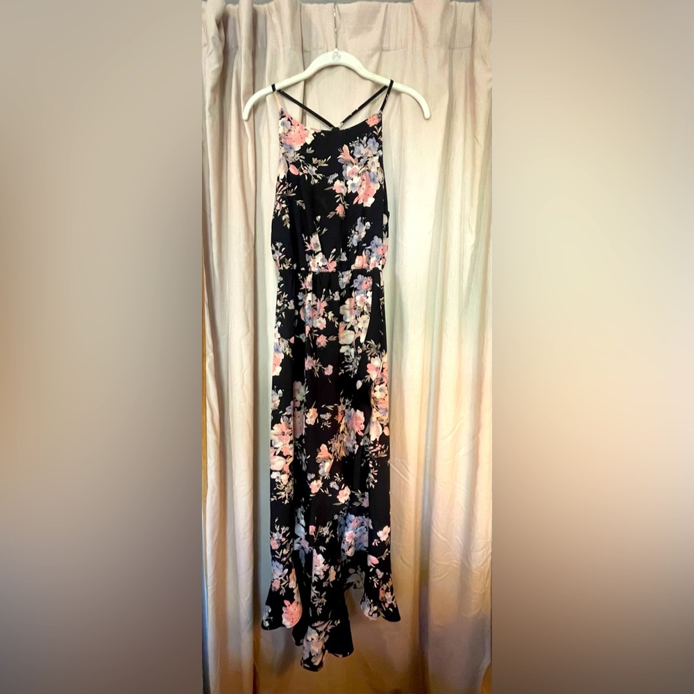Floral spaghetti strap dress